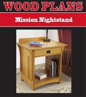 mission woodworking plans
